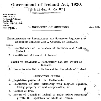 Government of Ireland Act (1920)